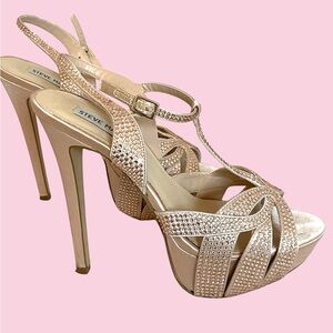 STEVE MADDEN GLAM PLATFORM STILETTOS SIZE 9.5